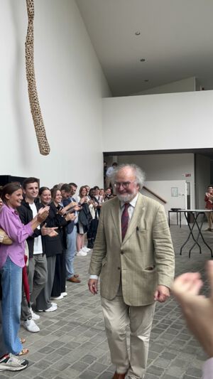 laatste college Staatsrecht van professor Jan Velaers
