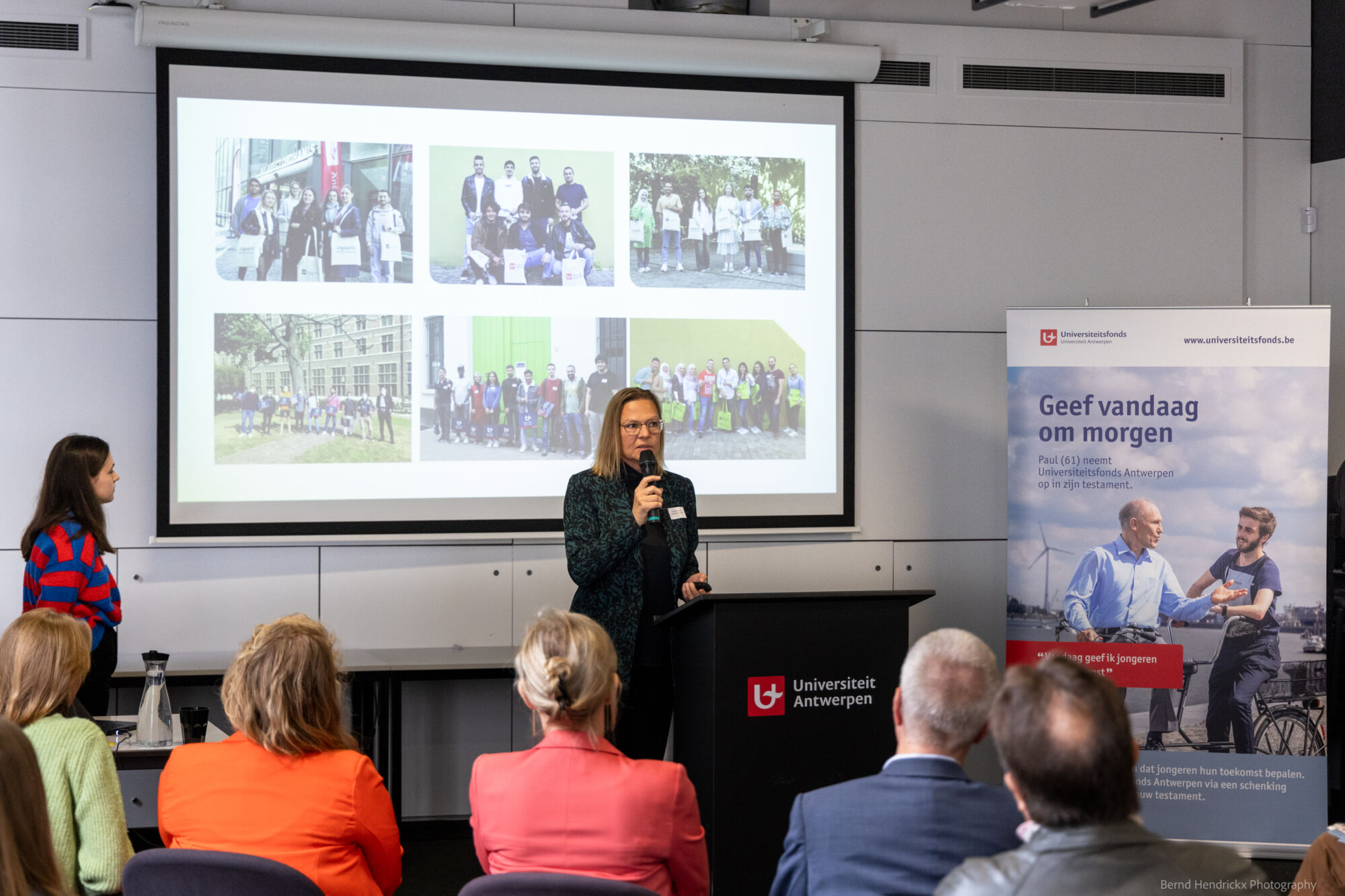Info- en netwerkreceptie schenken en legateren aan UAntwerpen