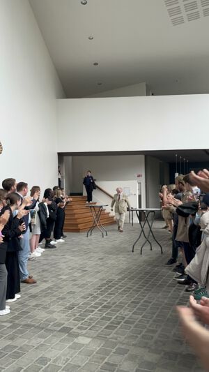 laatste college Staatsrecht van professor Jan Velaers