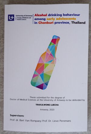Doctoraatsverdediging Trakulwong Luecha - 30 mei 2023