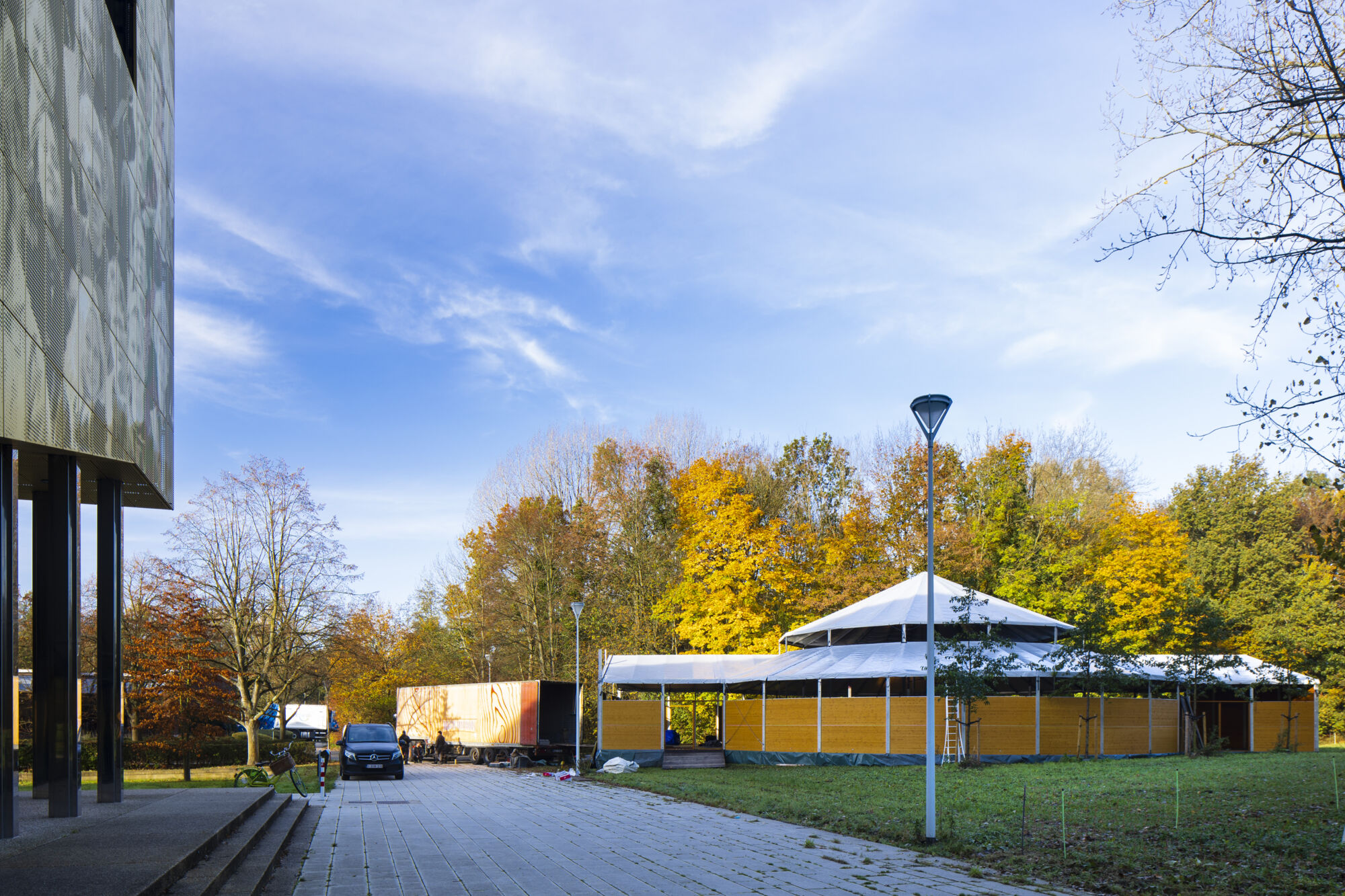 Spiegeltent Campus Drie Eiken