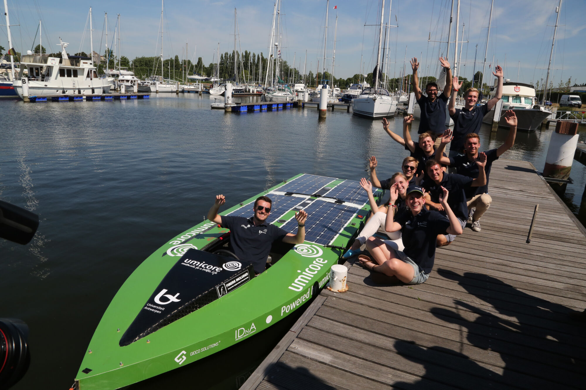 Voorstelling solarboat