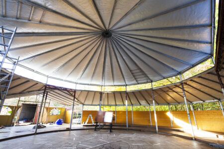 Spiegeltent Campus Drie Eiken