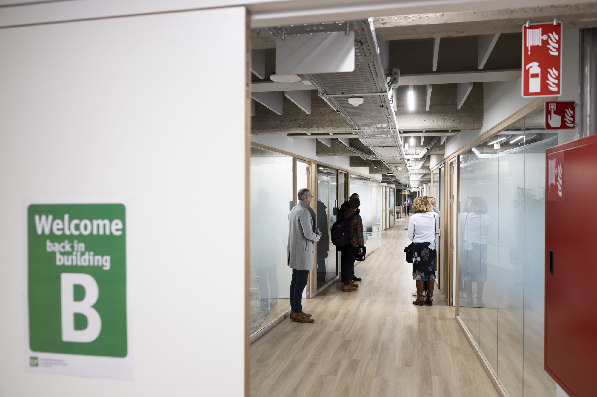 Heropening gebouwen S.B en S.D