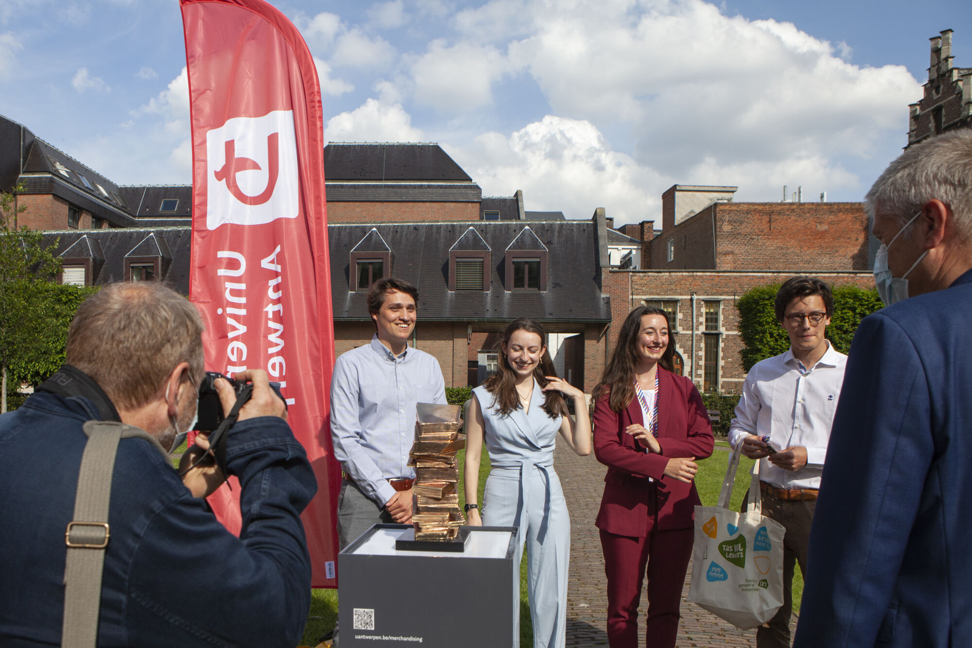 Persmoment winnaars Campus Cup 2021