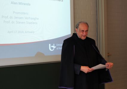 Doctoraatsverdediging Alan Miranda - 17 april 2019 