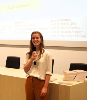 Doctoraatsverdediging Joyce Bosmans 