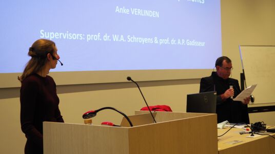 Doctoraatsverdediging Anke Verlinden - 26 oktober 2021