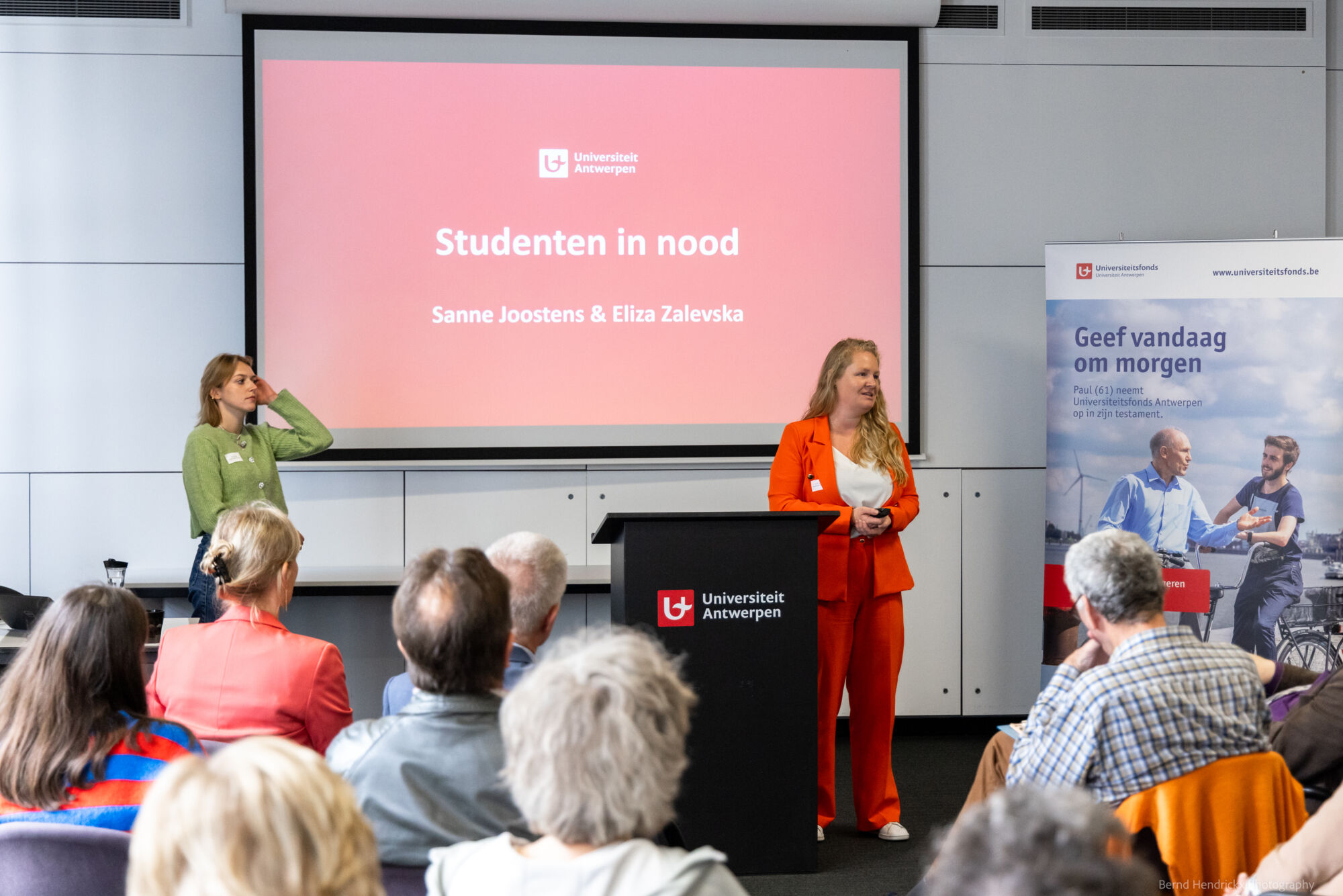Info- en netwerkreceptie schenken en legateren aan UAntwerpen