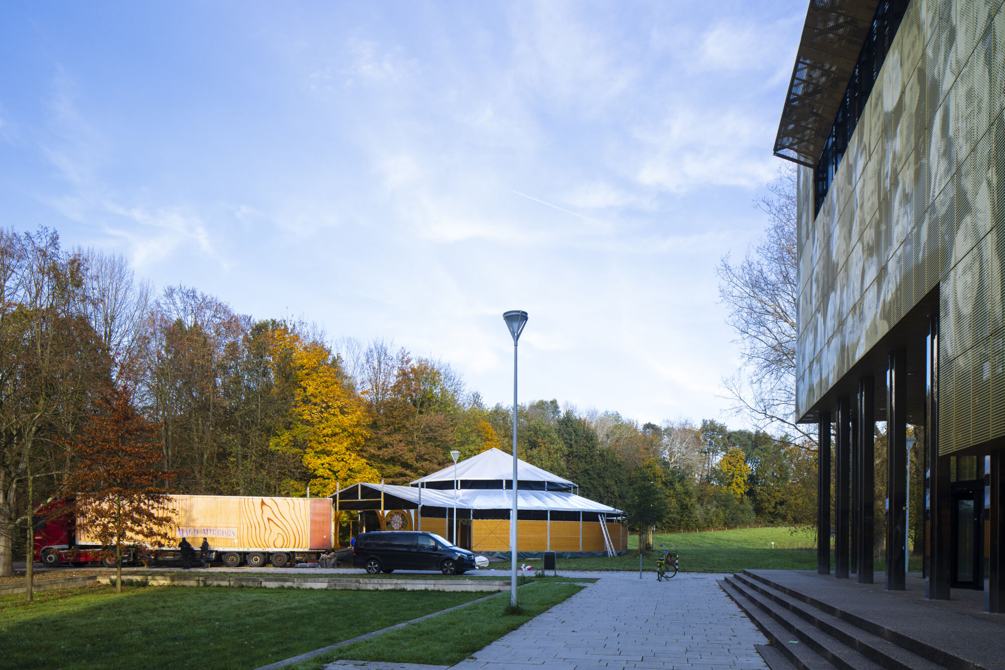 Spiegeltent Campus Drie Eiken