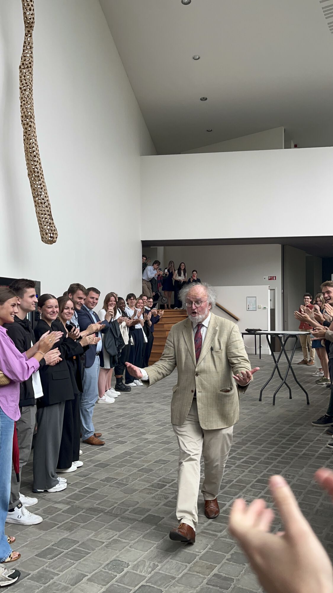 laatste college Staatsrecht van professor Jan Velaers