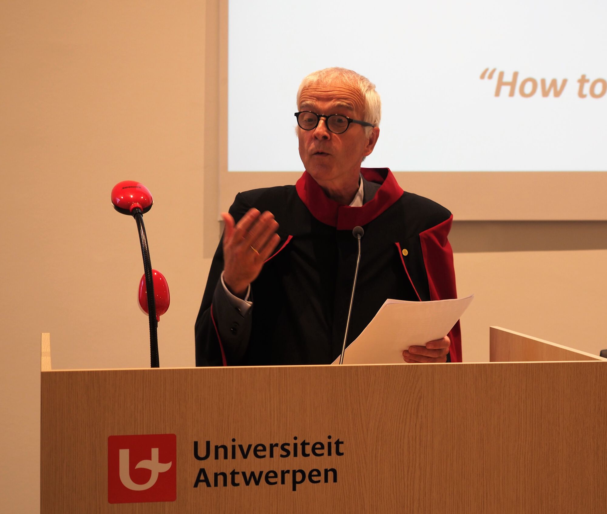 International Collen-Francqui Professor: Philippe De Wals