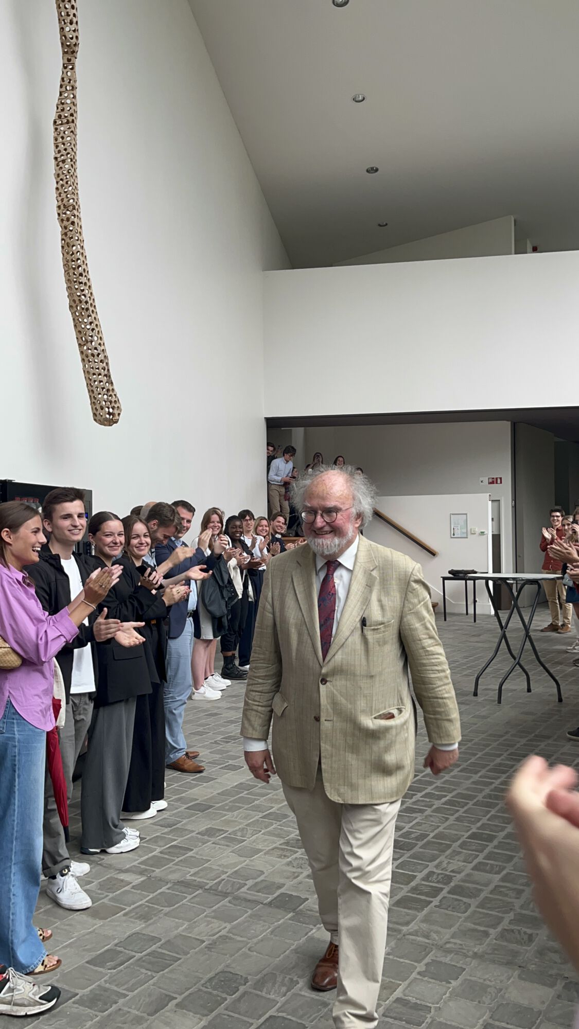 laatste college Staatsrecht van professor Jan Velaers