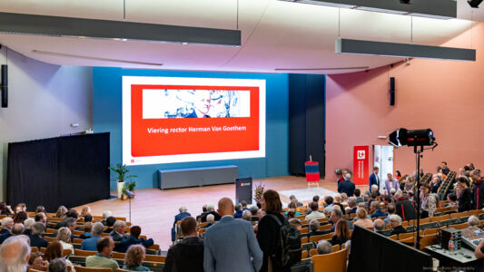 Viering rector Herman Van Goethem