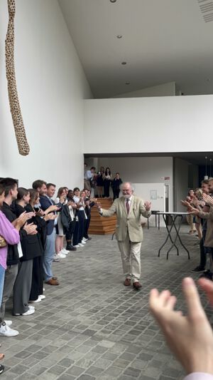 laatste college Staatsrecht van professor Jan Velaers